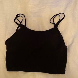 NVGTN Poise bra top in black